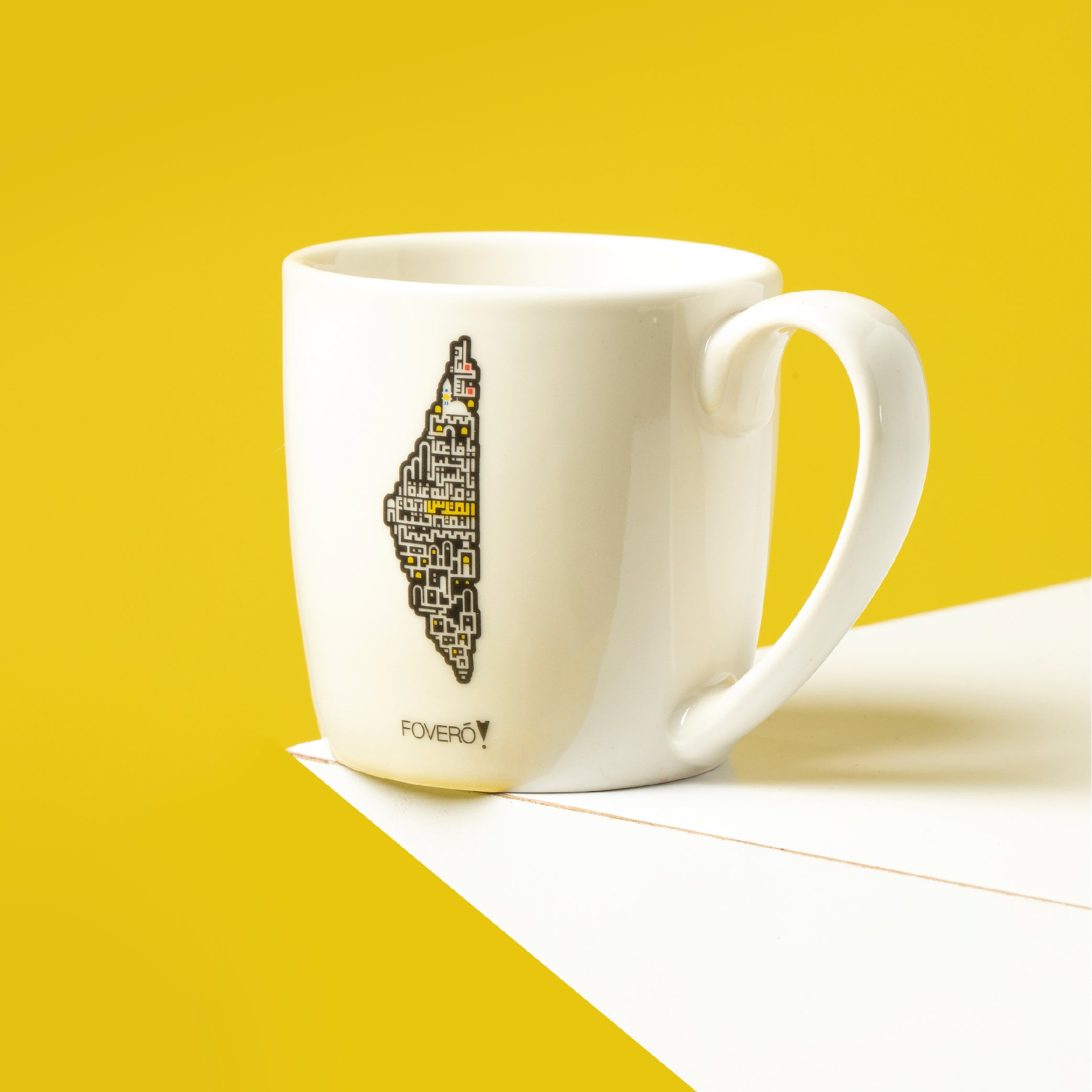 Mug - Map of Palestine Cities